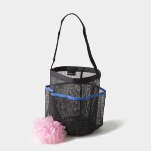 Shower Tote - 2 Premium Quality Shower Caddy The Strongest Quick Dry Bag for your Washroom Accessories - Perfect Hanging Caddy for College, Dorm or Gym - Portable for Camping and Travelling